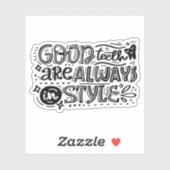 良い歯はいつもスタイル シール (シート)