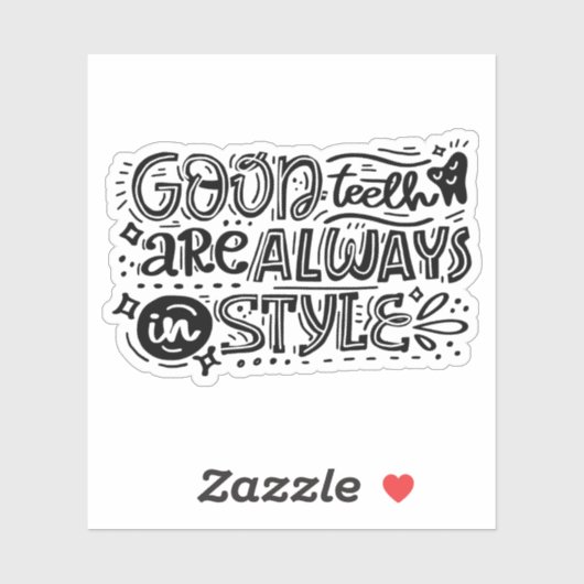 良い歯はいつもスタイル シール (シート)