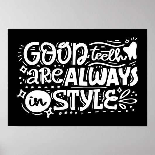 良い歯はいつもスタイル ポスター (正面)
