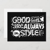 良い歯はいつもスタイル ポストカード (正面/裏面)