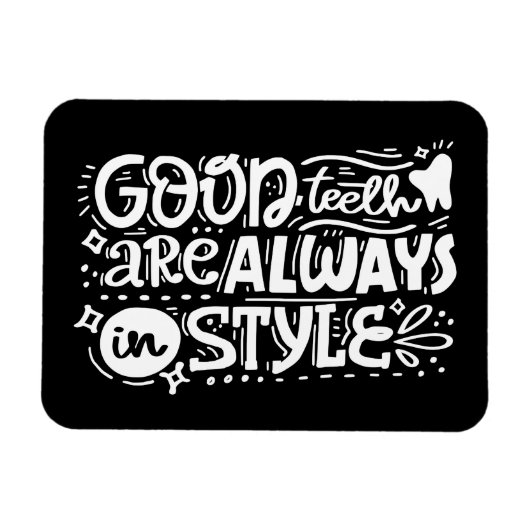 良い歯はいつもスタイル マグネット (横)