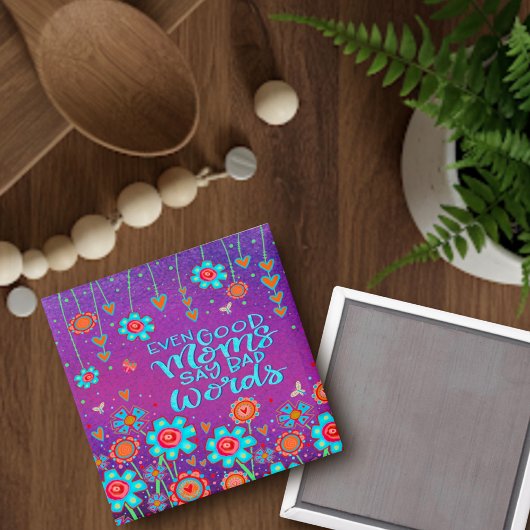 良い母は悪い言葉を言うおもしろいフローラおもしろい マグネット