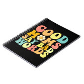 良い母は悪い言葉を言うグルーヴィー母の日 ノートブック (左側)