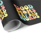 良い母は悪い言葉を言うグルーヴィー母の日 ラッピングペーパー (ロールコーナー)