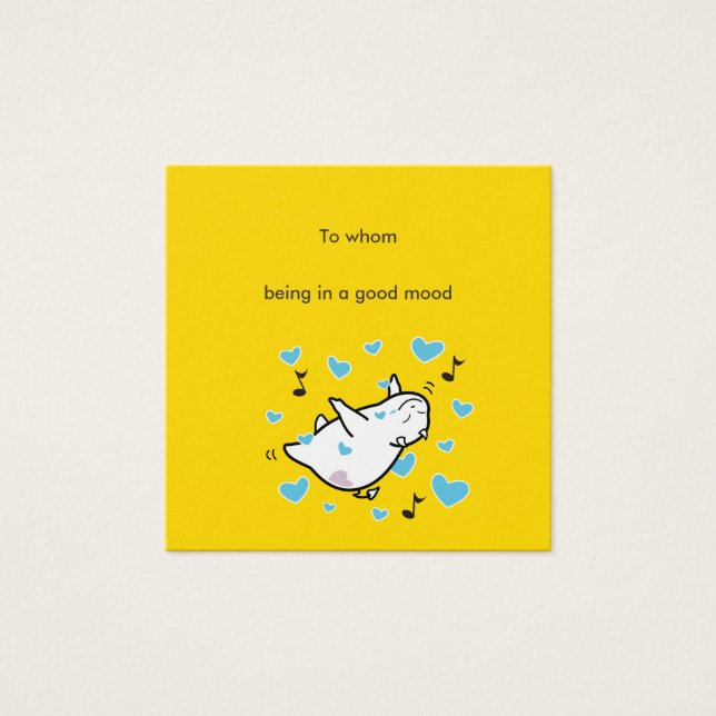 良い気分で悪魔のメッセージ (正面)