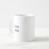 良い気分ミニマル前向きリストコーヒーマグ コーヒーマグカップ (正面左)