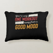 良い気分遠くにの動機からの一つのトレーニング アクセントクッション (正面)