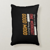 良い気分遠くにの動機からの一つのトレーニング アクセントクッション (正面(垂直))