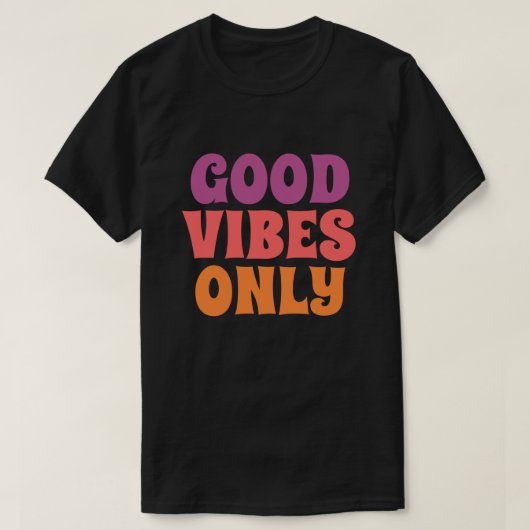 良い波動だけ Tシャツ (デザイン正面)