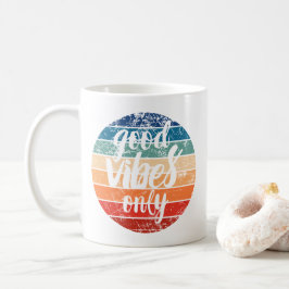 良い波動のみ コーヒーマグカップ
