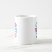 良い波動のみ コーヒーマグカップ (中央)
