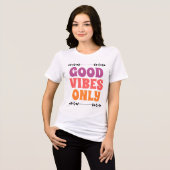 良い波動のみ トライブレンドＴシャツ (正面全面)