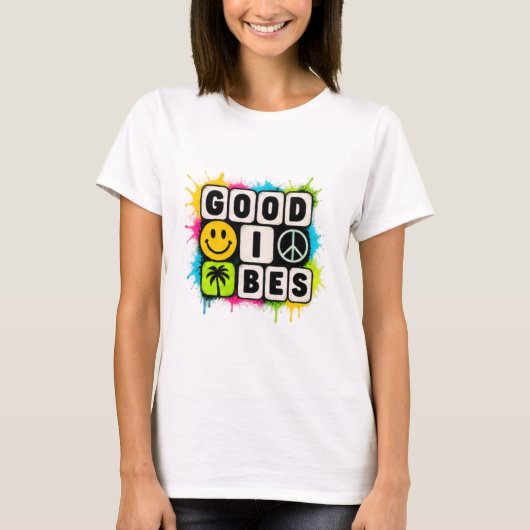 良い波動 Tシャツ (正面)