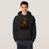 良い牧羊人と迷える羊 - イエス様と羊 パーカ (正面フル)