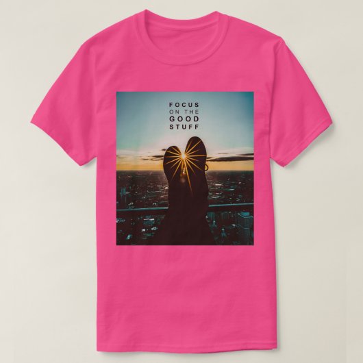 良い物に集中7 Tシャツ (デザイン正面)