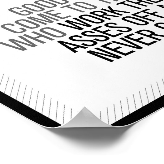 良い物ポスター ポスター (角)