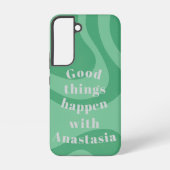 良い環境が起こる SAMSUNG GALAXYケース (裏面)