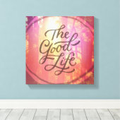 良い生活 キャンバスプリント (インサイチュ (ウッドフロア))