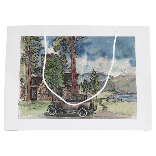 良い生活 ラージペーパーバッグ (正面)