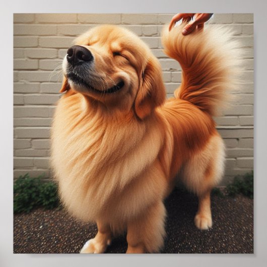 良い男の子 – ゴールデンレトリバー ポスター (正面)