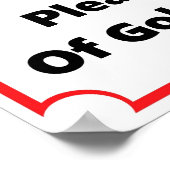 良い男を求める – ゴルフポスター ポスター (角)