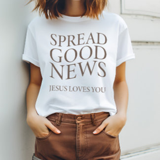 良い知らせイエスはあなたを愛している |クリスチャンモダンス Tシャツ