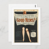 良い知らせ!ヴィンテージソングブックカバー ポストカード (正面/裏面)