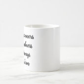 良い礼儀のマグ コーヒーマグカップ (中央)