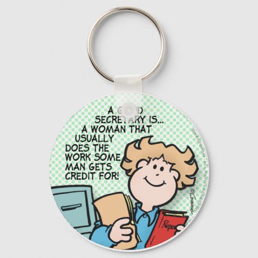 良い秘書 キーホルダー (正面)