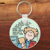良い秘書 キーホルダー (正面)