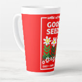 良い種を植える カフェラテマグ (左アングル)