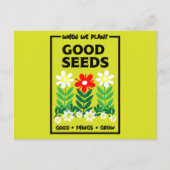 良い種を植える ポストカード (正面)