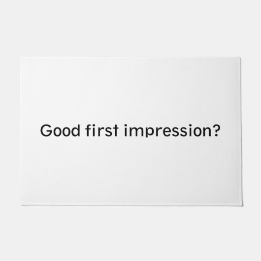 良い第一印象？ ドアマット (正面)