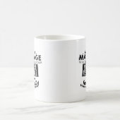 良い結婚はキャセロールみたい コーヒーマグカップ (中央)