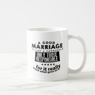良い結婚はキャセロールみたい コーヒーマグカップ