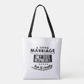 良い結婚はキャセロールみたい トートバッグ (裏面)