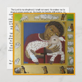 良い羊飼いと羊失ったのフラットカード (正面/裏面)