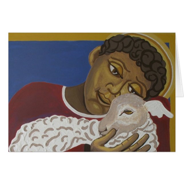 良い羊飼いのカード (正面横)