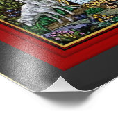 良い羊飼いのモザイクのキリスト フォトプリント            (角)