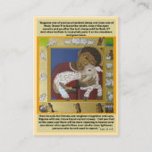 良い羊飼い失ったと羊 名刺 (正面)