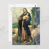 良い羊飼い2 c.1900 ポストカード (正面/裏面)
