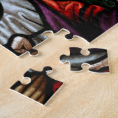 良い羊飼い;ステンドグラスにイエス ジグソーパズル (側面)