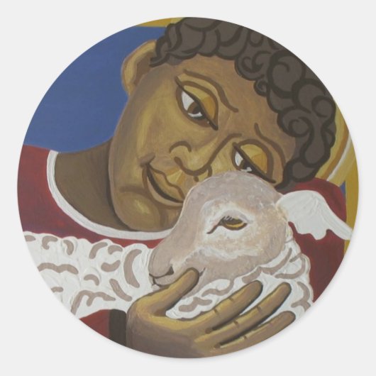 良い羊飼い ラウンドシール (正面)