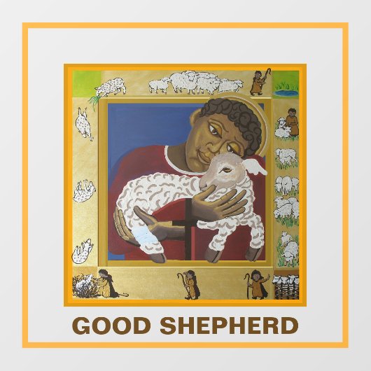 良い羊飼失ったいのアイコン ウィンドウサイン (シート)