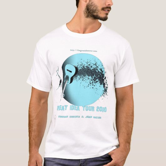 良い考え旅行の水の地球 Tシャツ (正面)