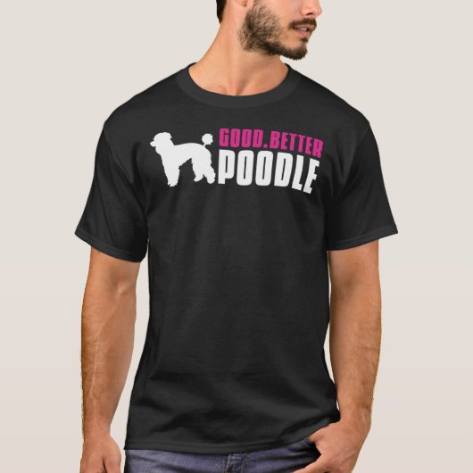 良い良いプードル Tシャツ (正面)