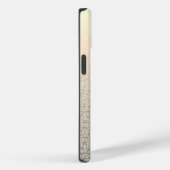 良い良い葉の花模様金ゴールド茶色 Case-Mate iPhoneケース (裏面 / 右)