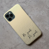 良い良い葉の花模様金ゴールド茶色 iPhoneケース