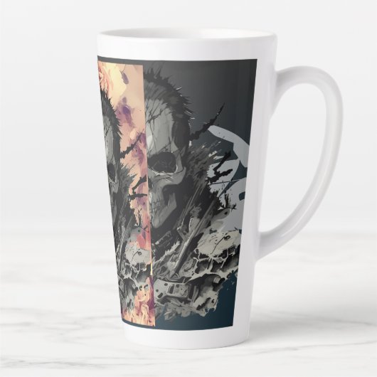 良い芸術。 カフェラテマグ (右)