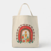 良い虹のインスピレーション大きなトートバッグを参照 トートバッグ (裏面)